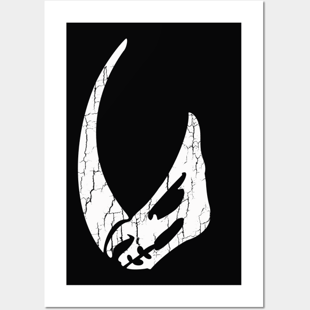 Distressed Mudhorn Sigil Wall Art by StudioPM71